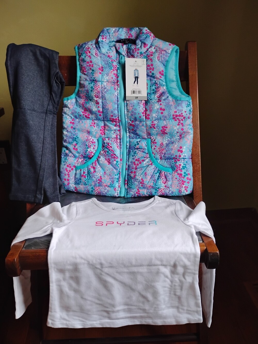 Spyder 3-piece Vest Set 3T NWT
